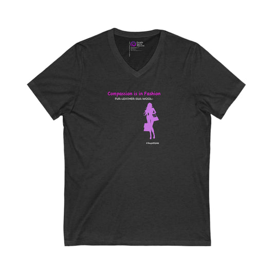 Compassion is in Fashion Shirt V Neck