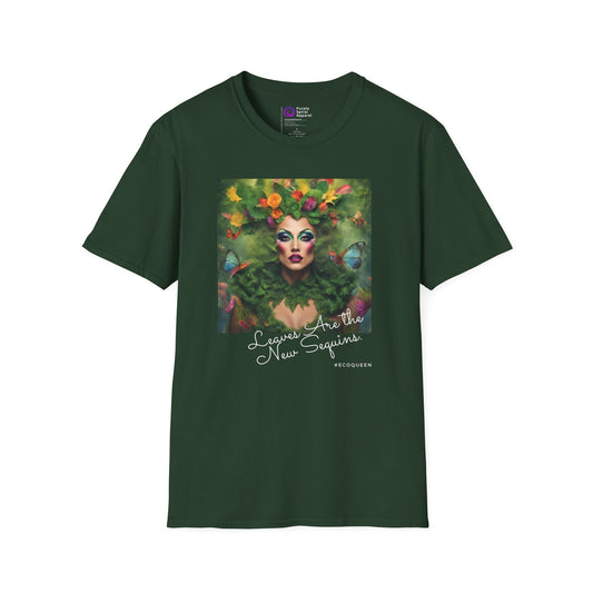 Leaves Are the New Sequins Shirt - Dark