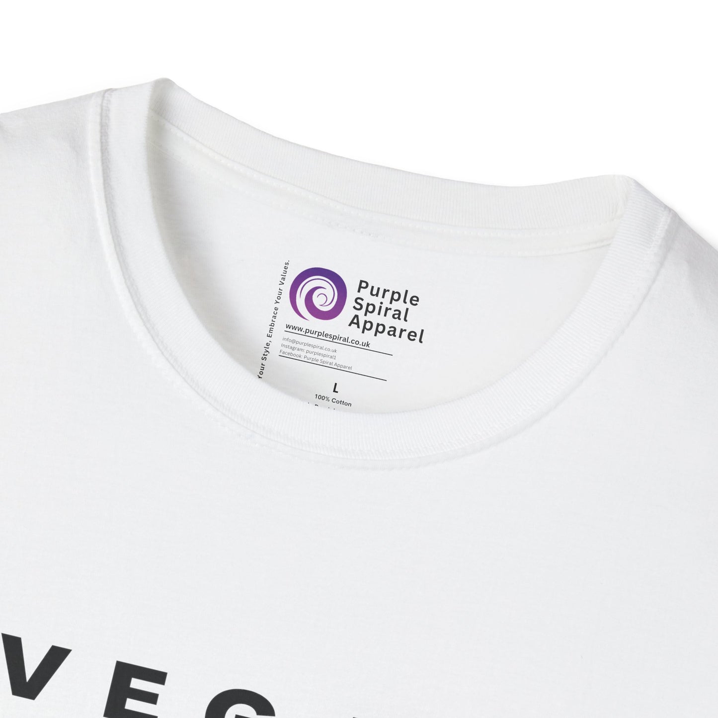 Vegan Nutrition Facts Shirt - Light