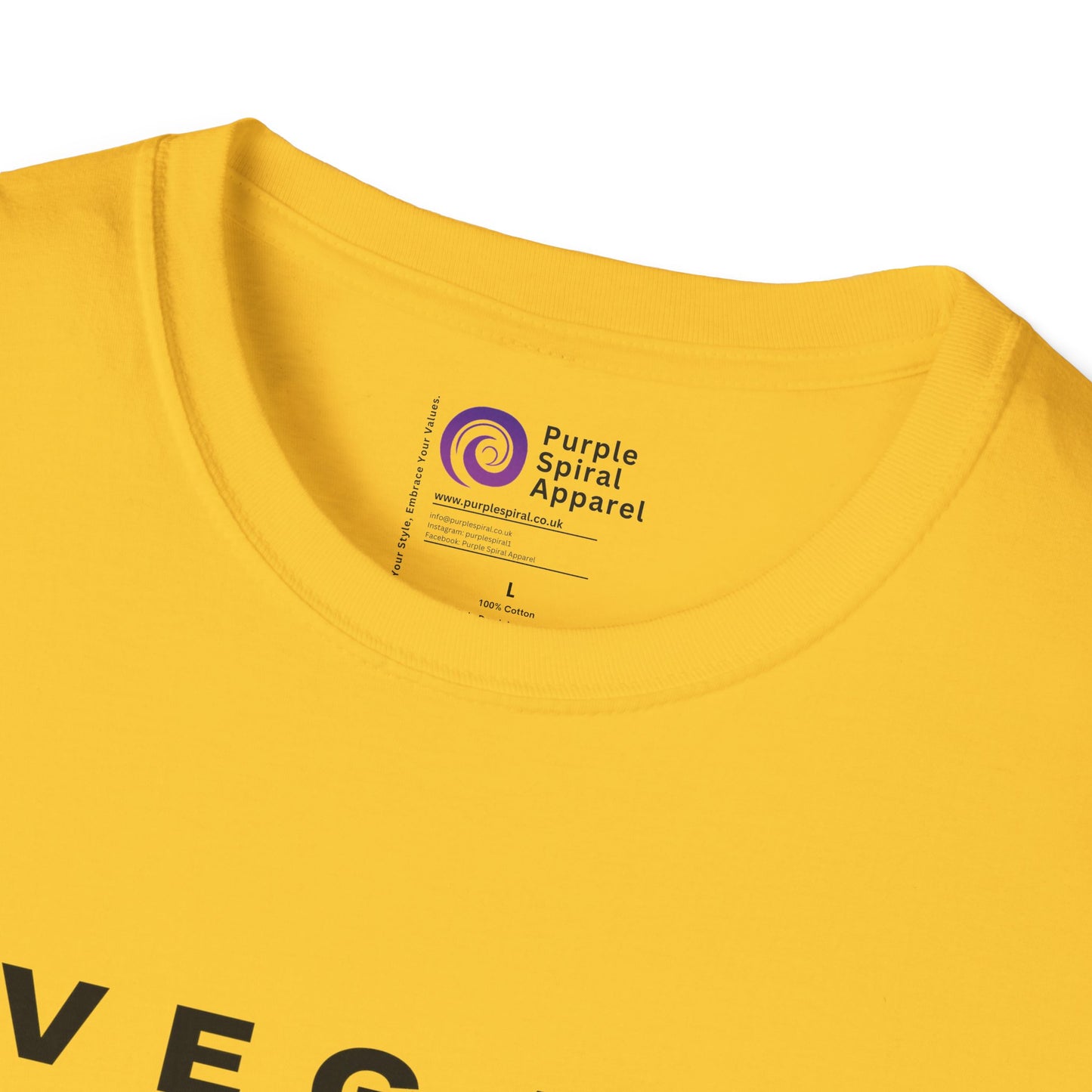 Vegan Nutrition Facts Shirt - Light