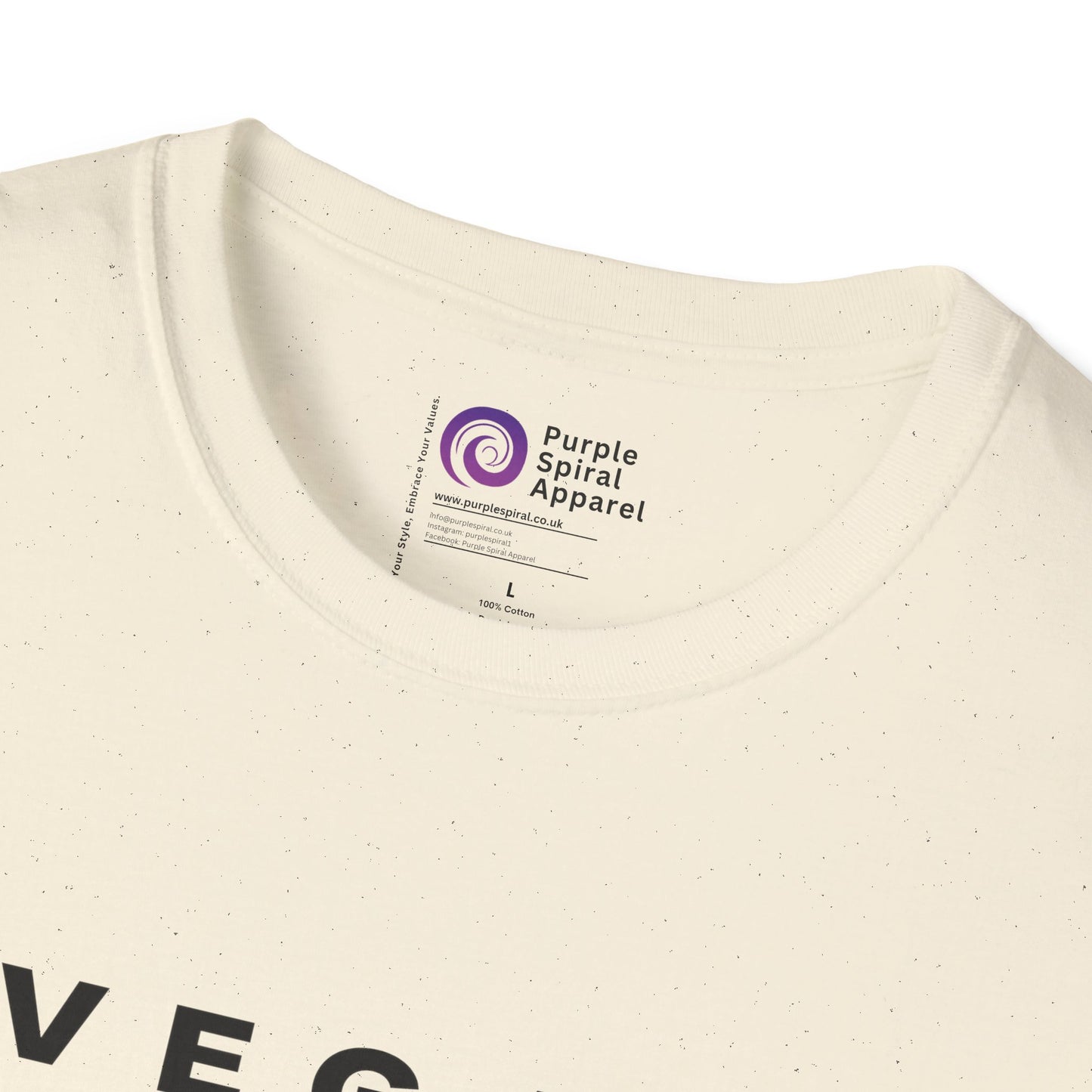 Vegan Nutrition Facts Shirt - Light