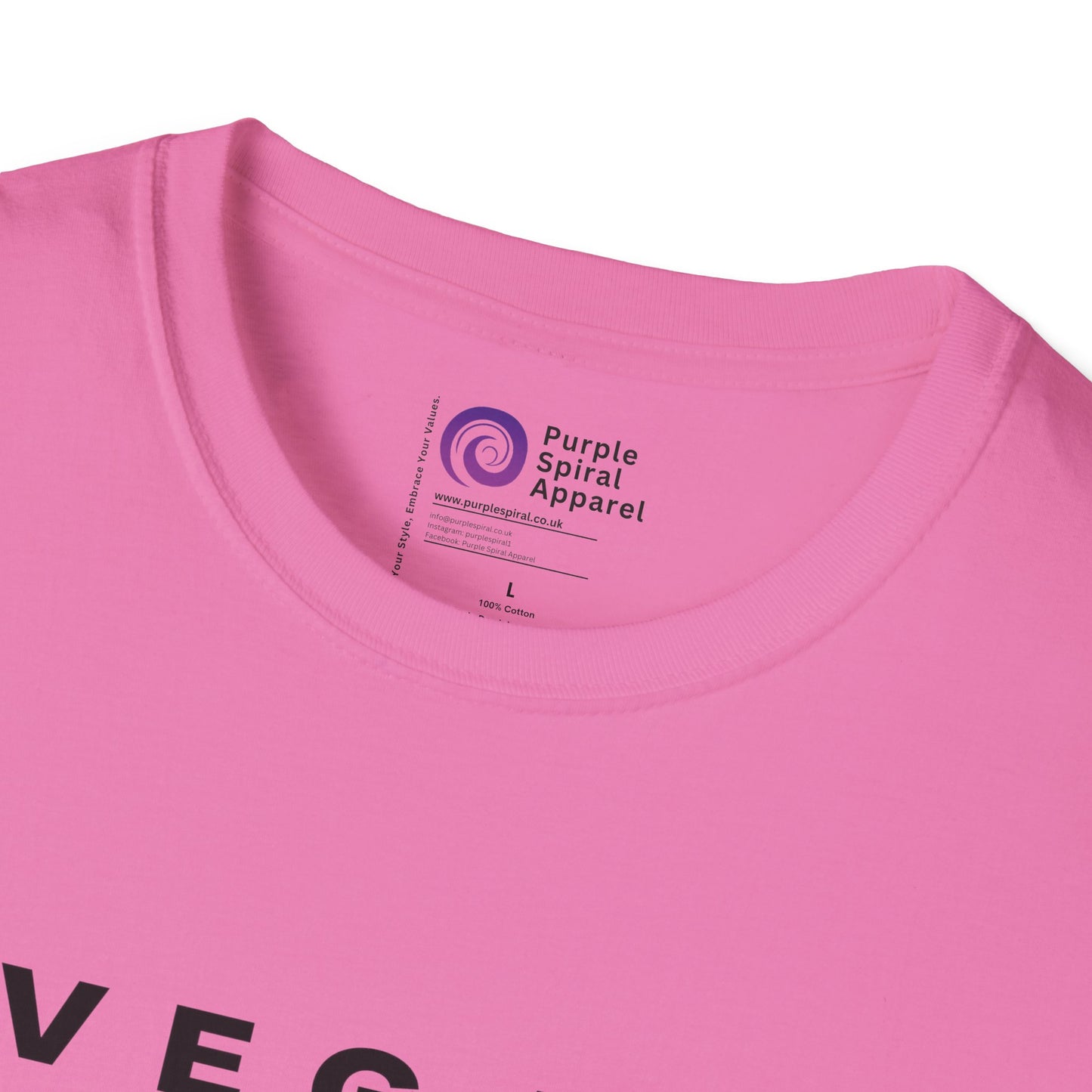 Vegan Nutrition Facts Shirt - Light
