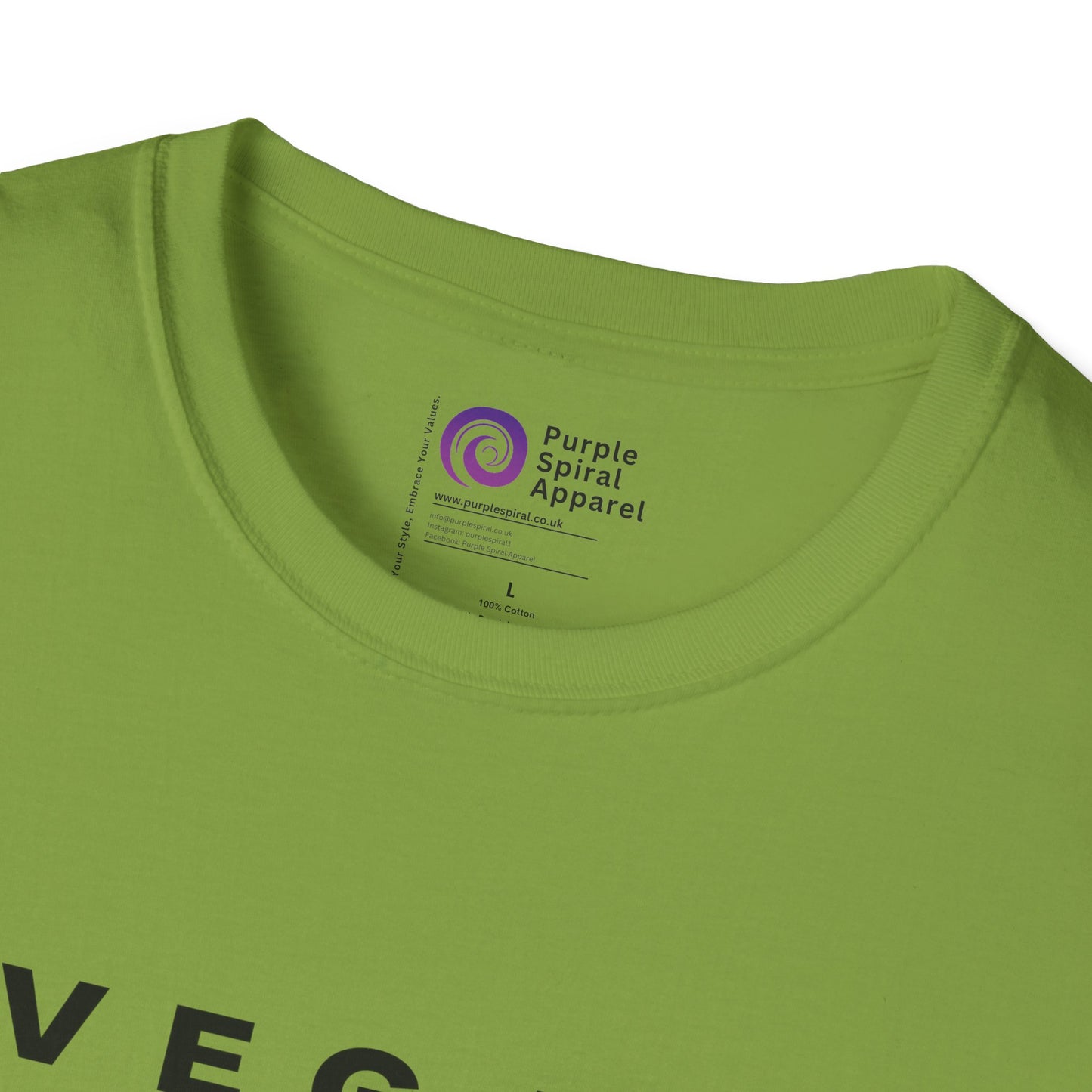 Vegan Nutrition Facts Shirt - Light