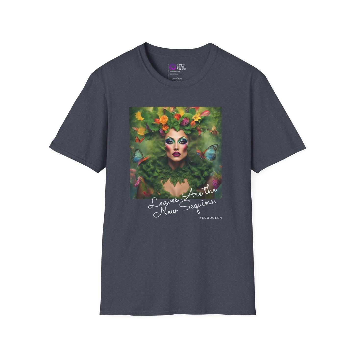 Leaves Are the New Sequins Shirt - Dark