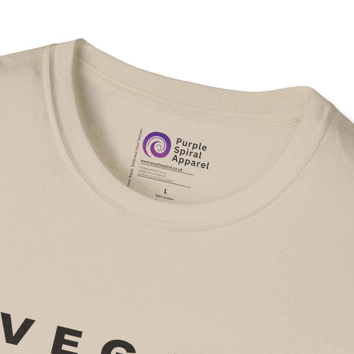 Vegan Nutrition Facts Shirt - Light