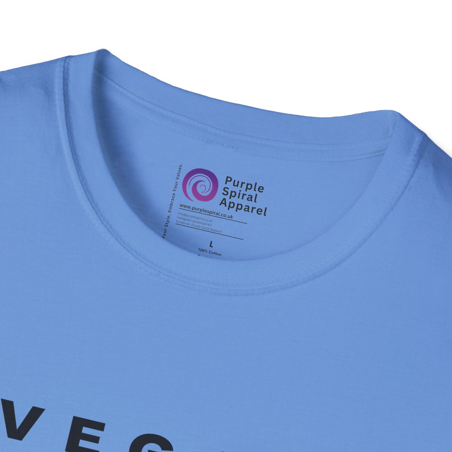 Vegan Nutrition Facts Shirt - Light
