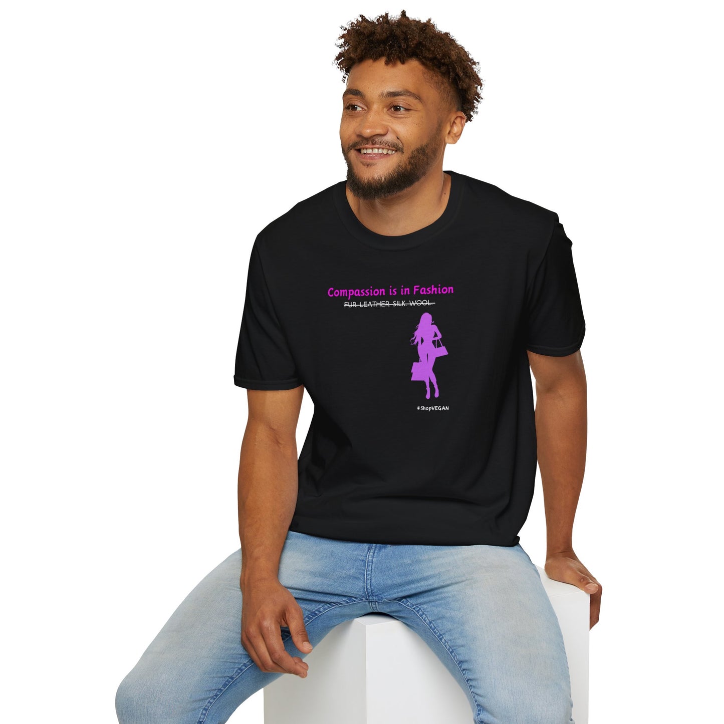 Compassion Is In Fashion [Unisex Softstyle Tee]