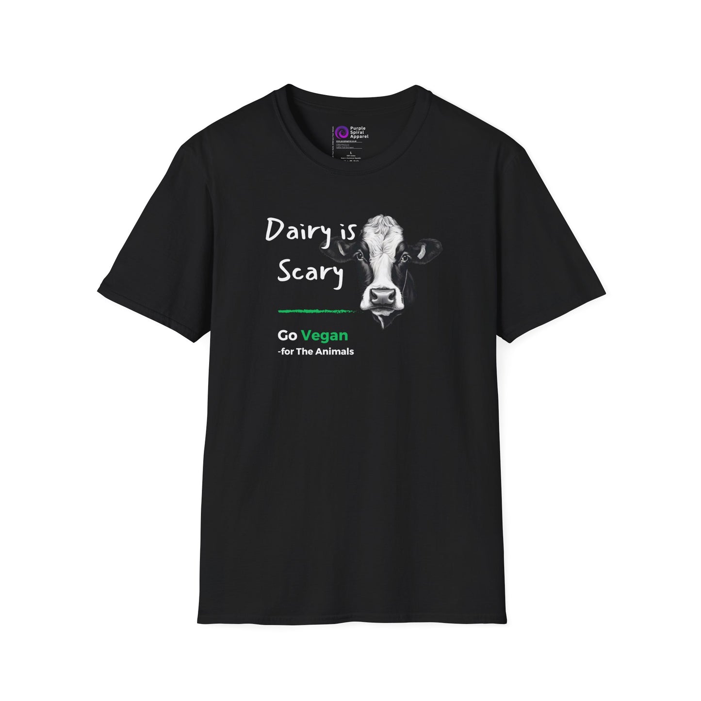 Dairy is Scary - Dark [Unisex Softstyle Tee]