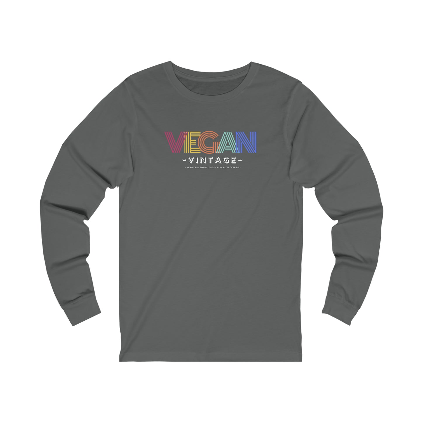 Vegan Vintage [Unisex Jersey Long Sleeve Tee]