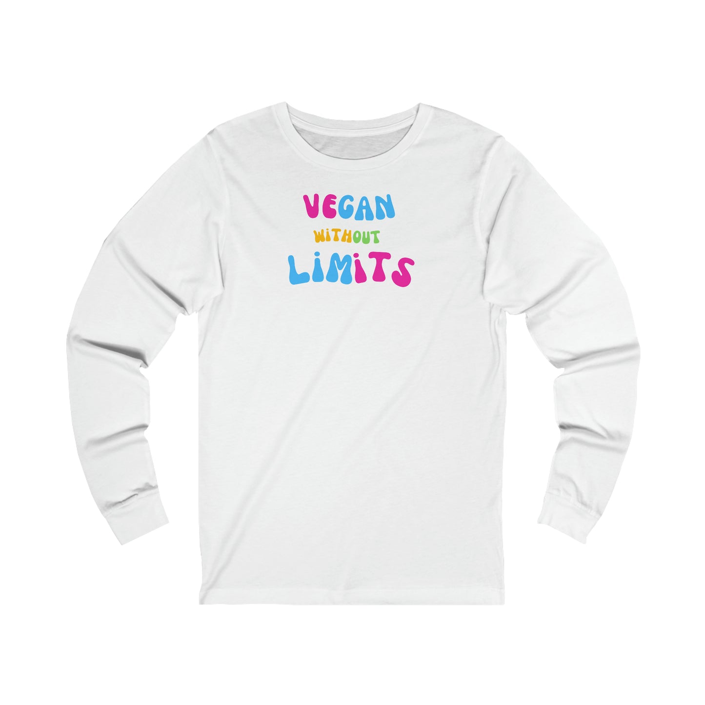 Vegan Without Limits [Unisex Jersey Long Sleeve Tee]