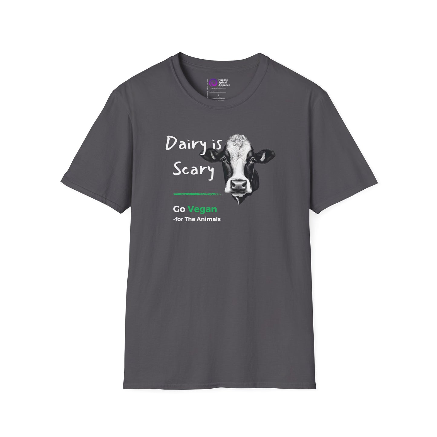 Dairy is Scary - Dark [Unisex Softstyle Tee]