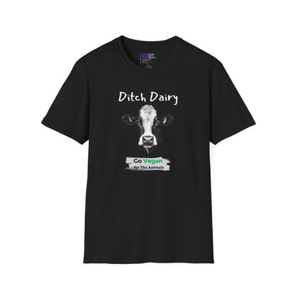 Ditch Dairy - Dark [Unisex Softstyle Tee]