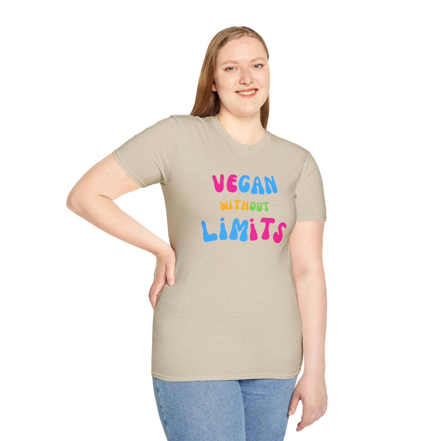 Vegan Without Limits [Unisex Softstyle Tee]