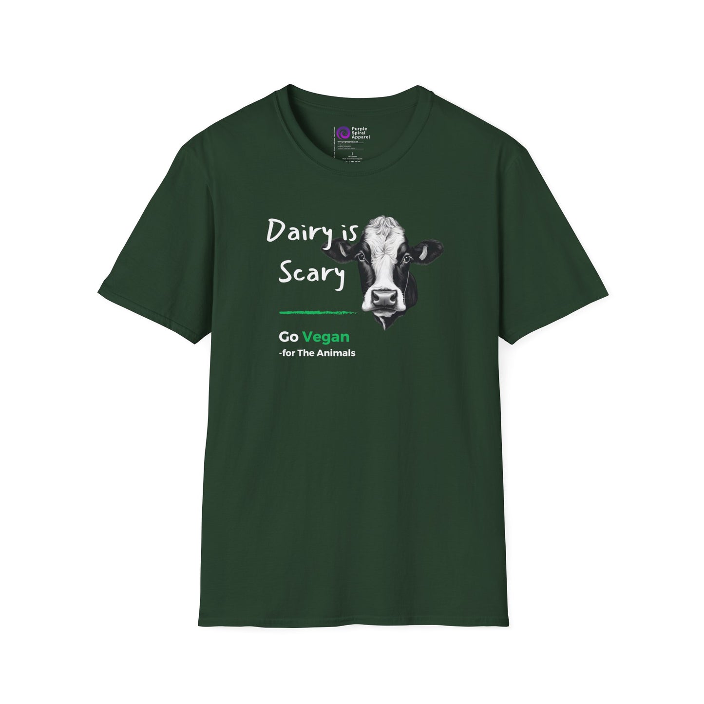 Dairy is Scary - Dark [Unisex Softstyle Tee]