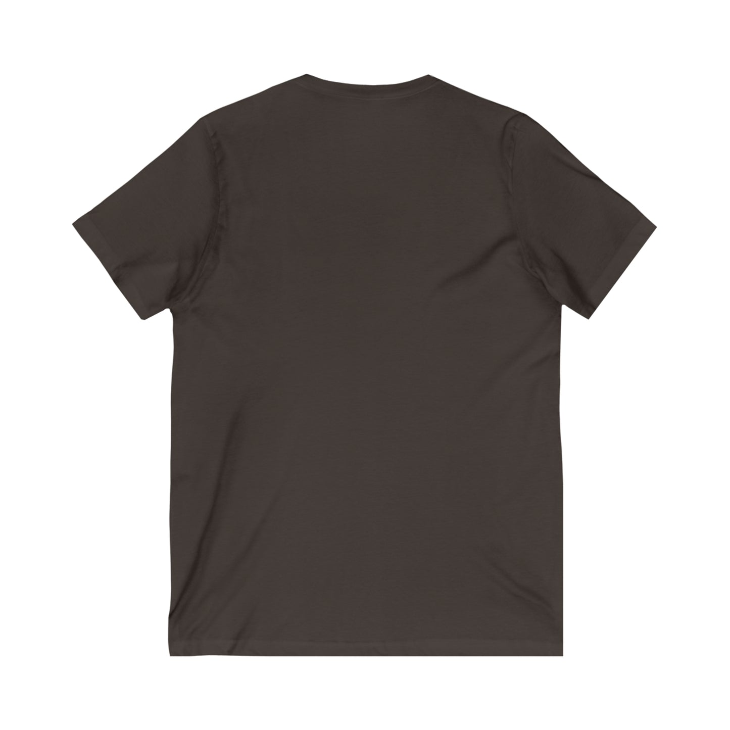 Cashew - Dark [Unisex Jersey Short Sleeve V-Neck Tee]