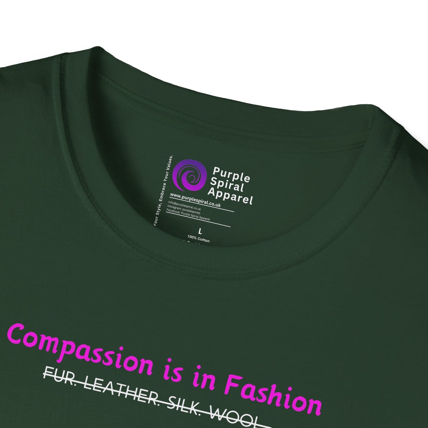 Compassion Is In Fashion [Unisex Softstyle Tee]