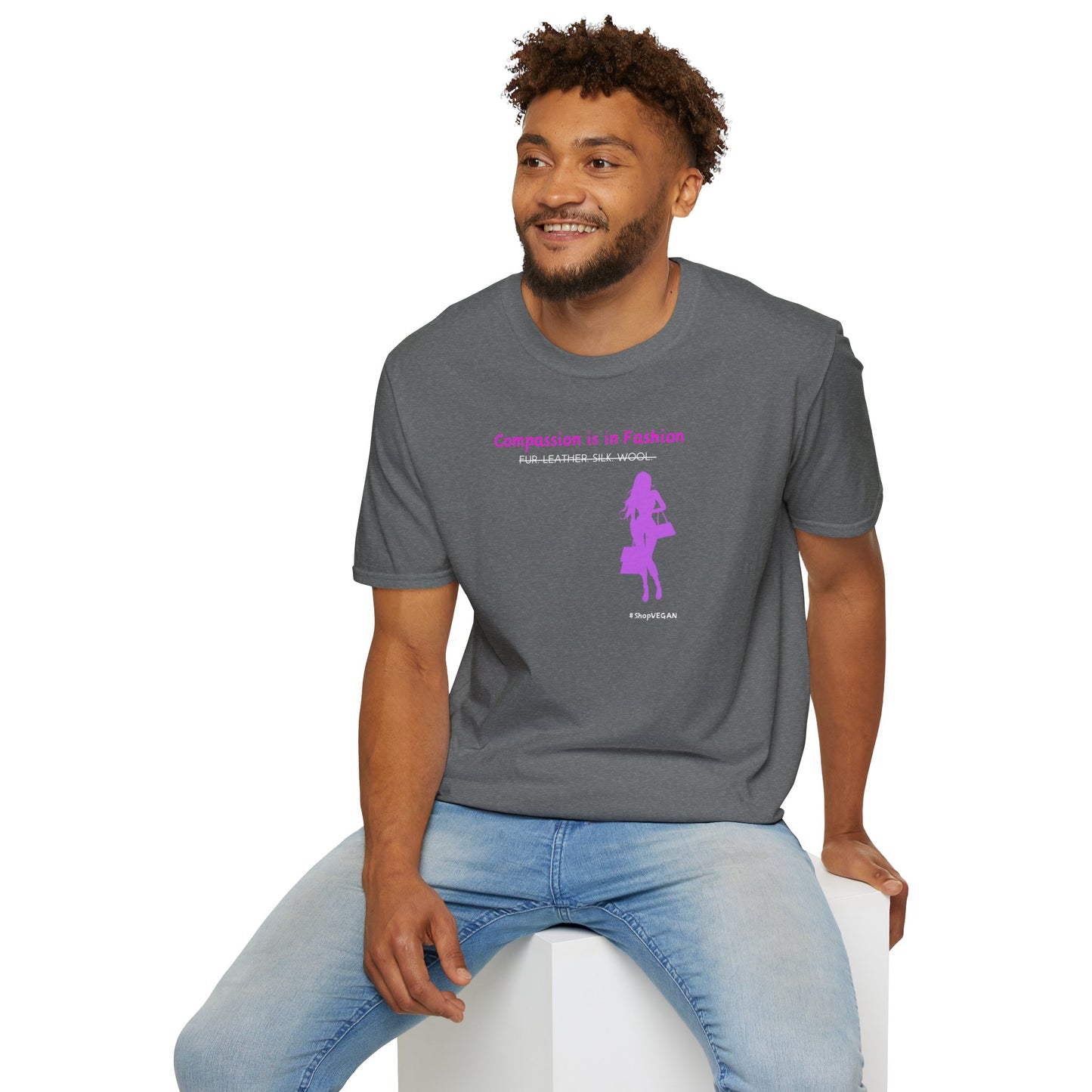 Compassion Is In Fashion [Unisex Softstyle Tee]