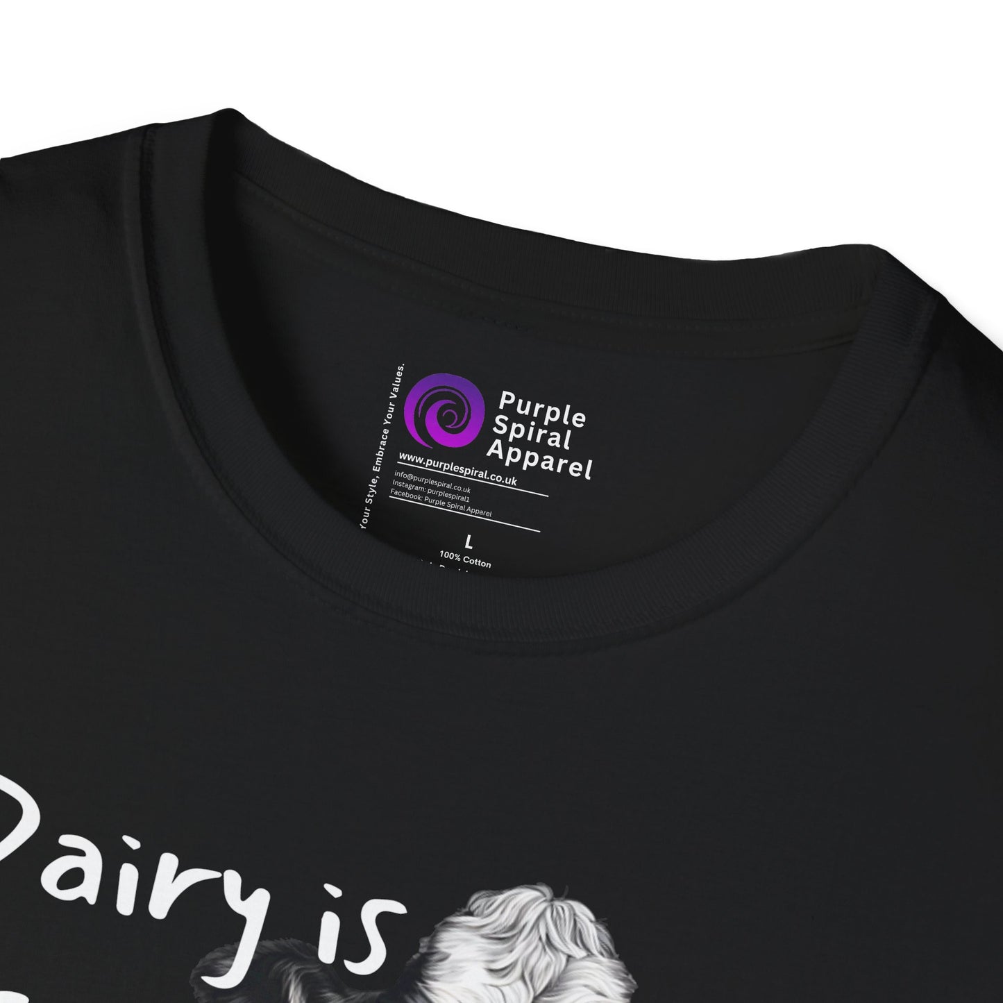 Dairy is Scary - Dark [Unisex Softstyle Tee]