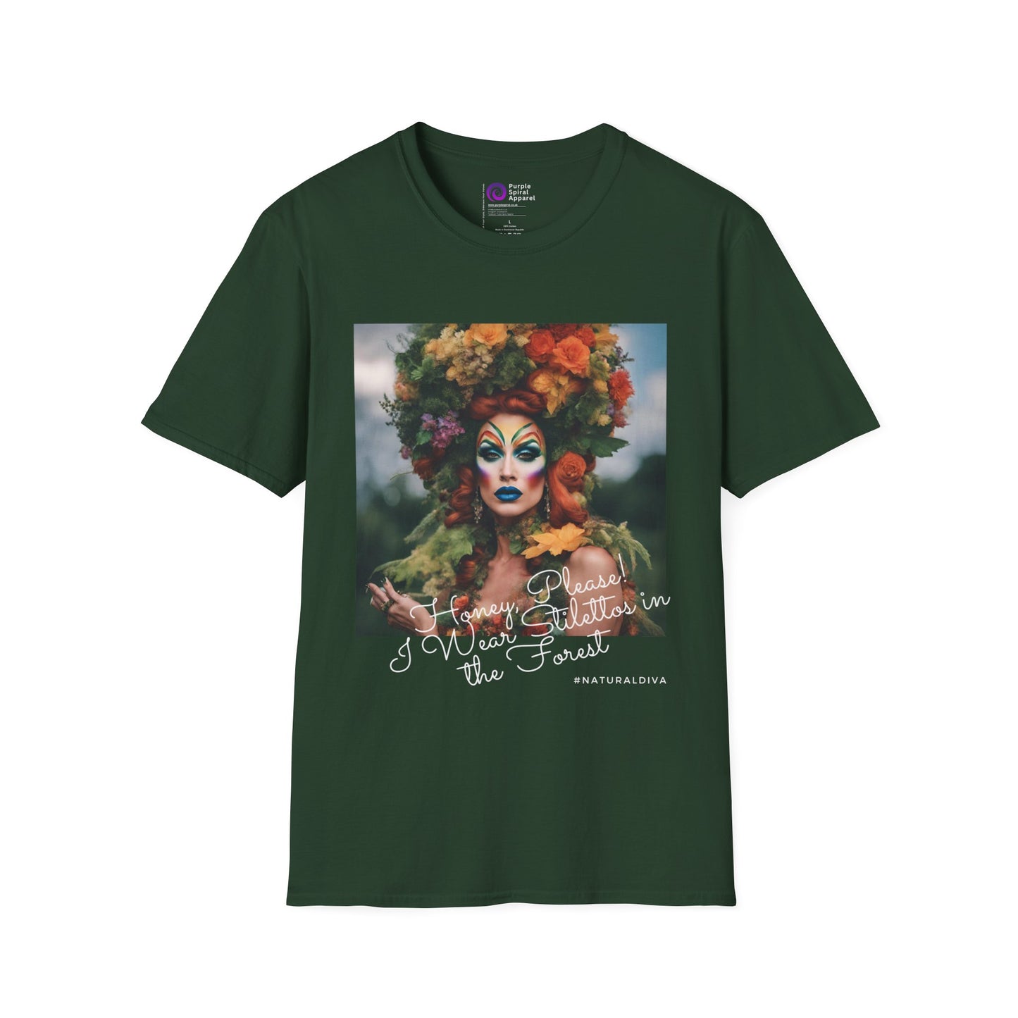 Eco-Queen in the Forest [Unisex Softstyle Tee]