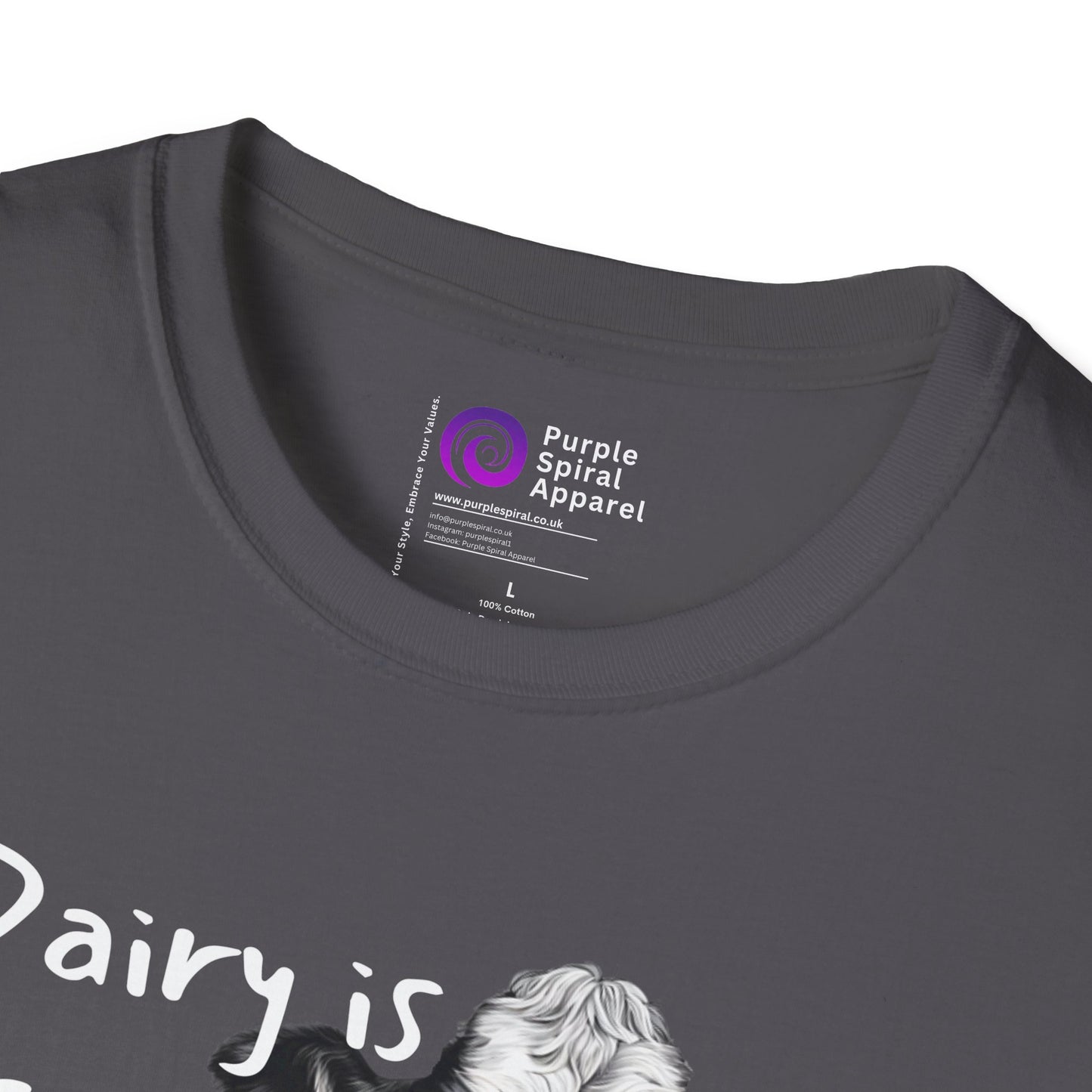 Dairy is Scary - Dark [Unisex Softstyle Tee]