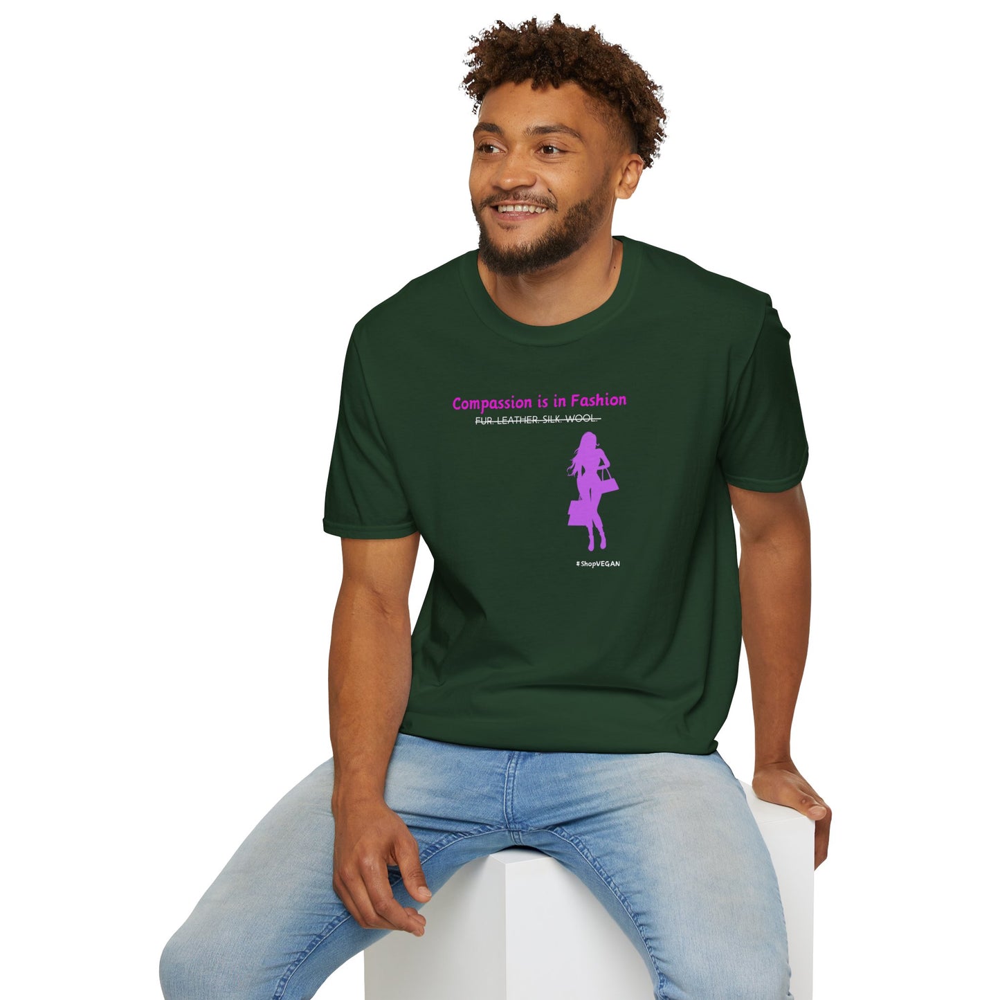 Compassion Is In Fashion [Unisex Softstyle Tee]