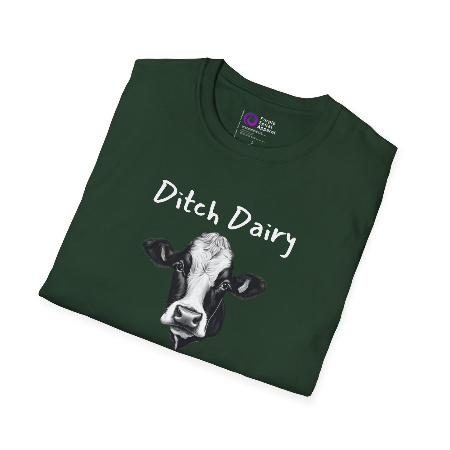 Ditch Dairy - Dark [Unisex Softstyle Tee]